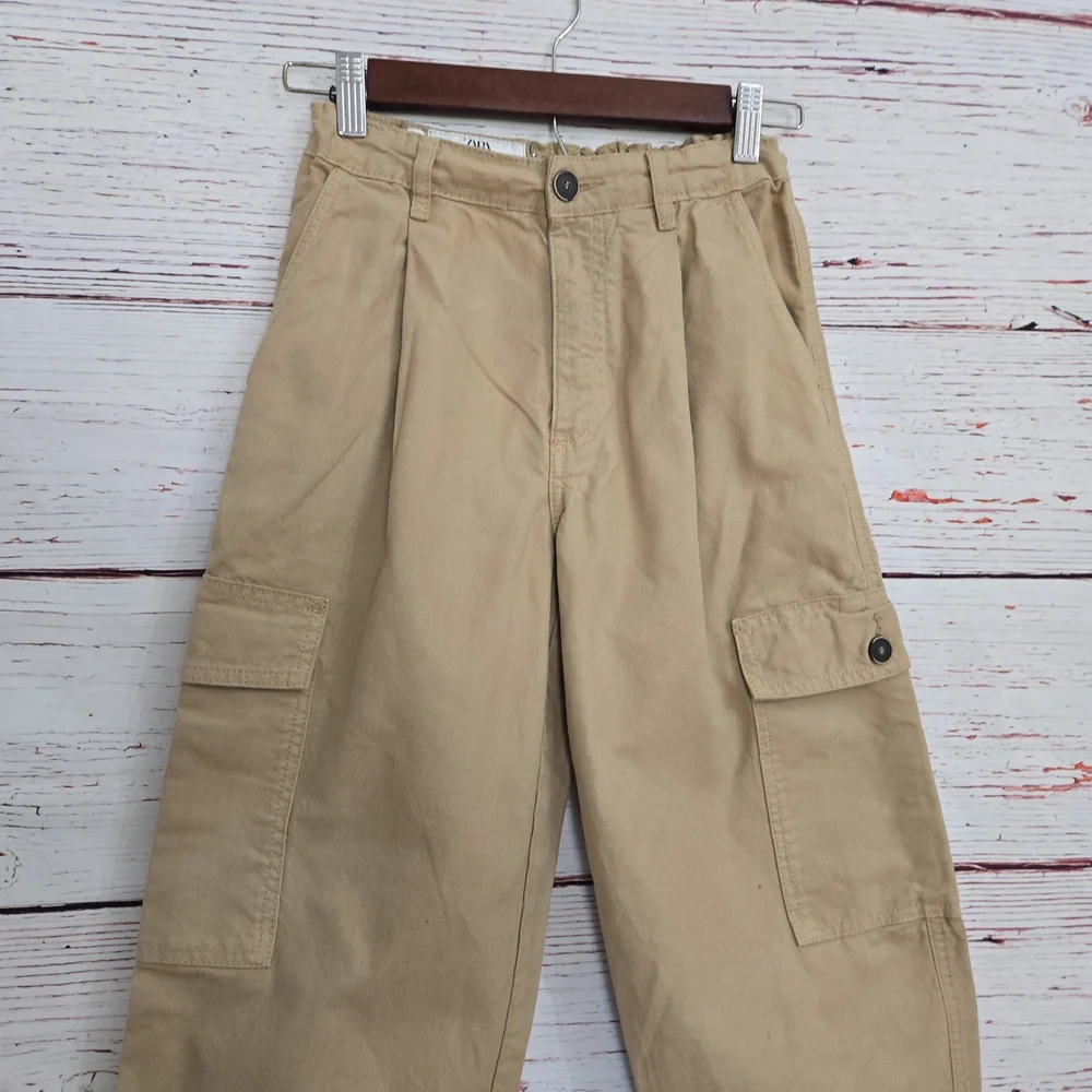 Zara Kids Pleated Cargo Pants Kids Edition Aw'23